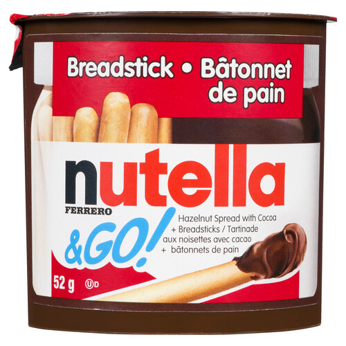 Batonnets de pain Nutella et go 12 x 52g