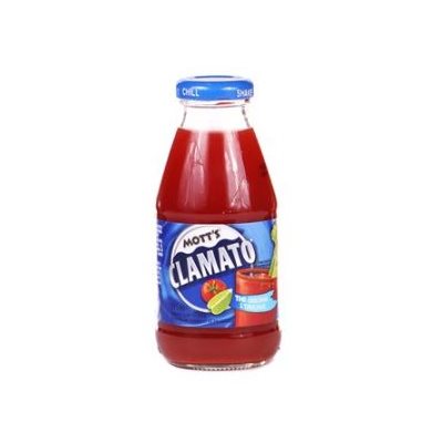 Clamato mott's original bouteille verre 295 ml