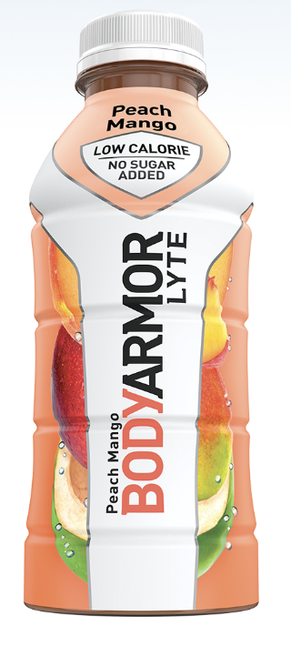 Bodyarmor Lyte pêche et mangue 473ml