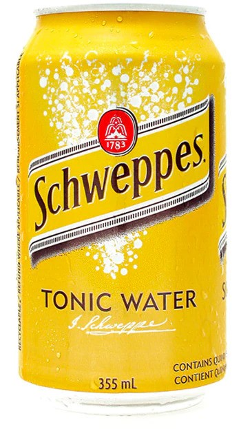 Schweppes soda tonique 355ml Can