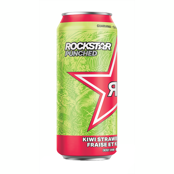 Rockstar Punched fraise et kiwi 473ml