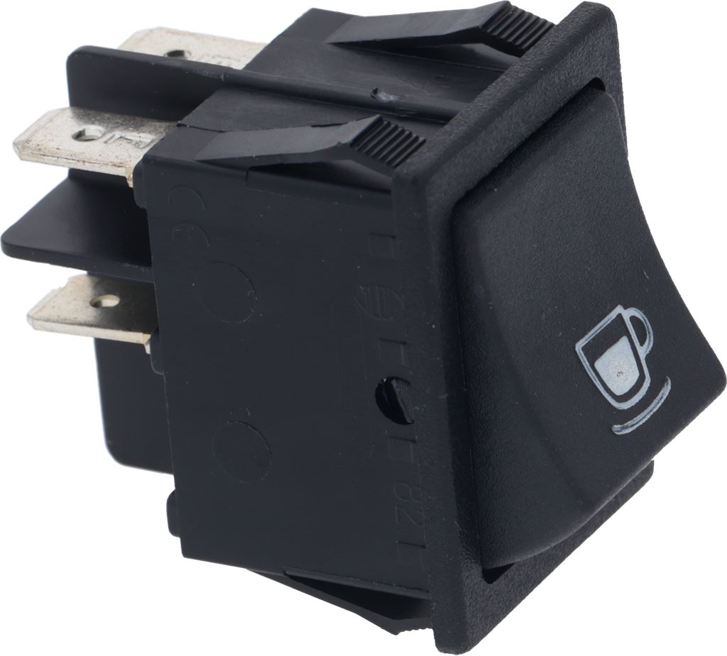 BLK COFFEE BUTTON CLASSIC V2 S/SCR.