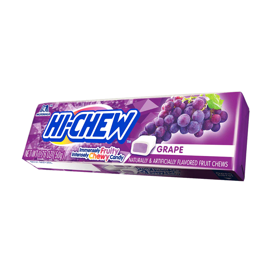 Bonbons Hi-Chew raisin 58 gr