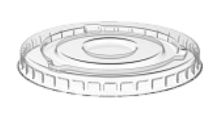 Couvercles clair plat trou 1000/cs