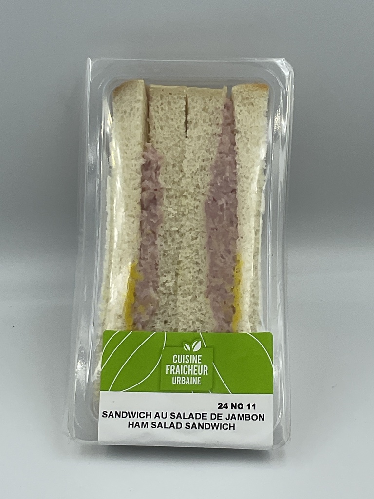 S-V Sandwich salade au jambon sur pain blanc