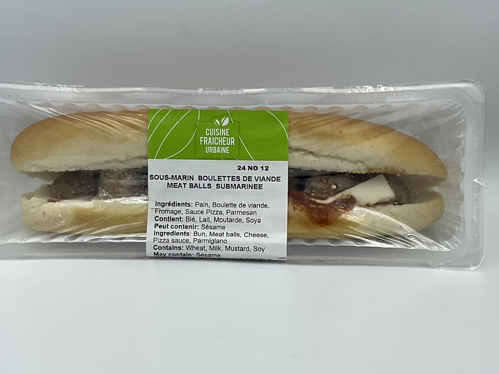 S-V Sous-marin boulettes de viande