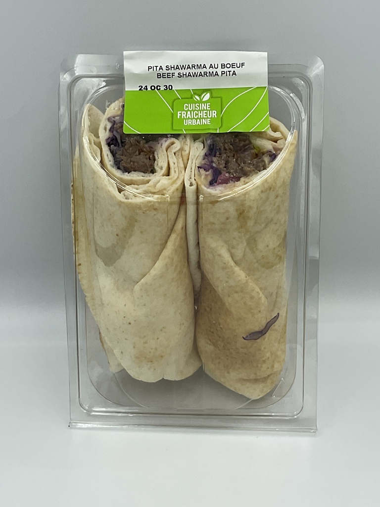 Pita Shawarma au boeuf