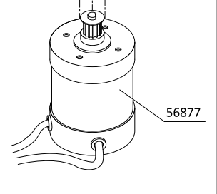 Moteur sans balais 24Vdc 3900RPM Linix