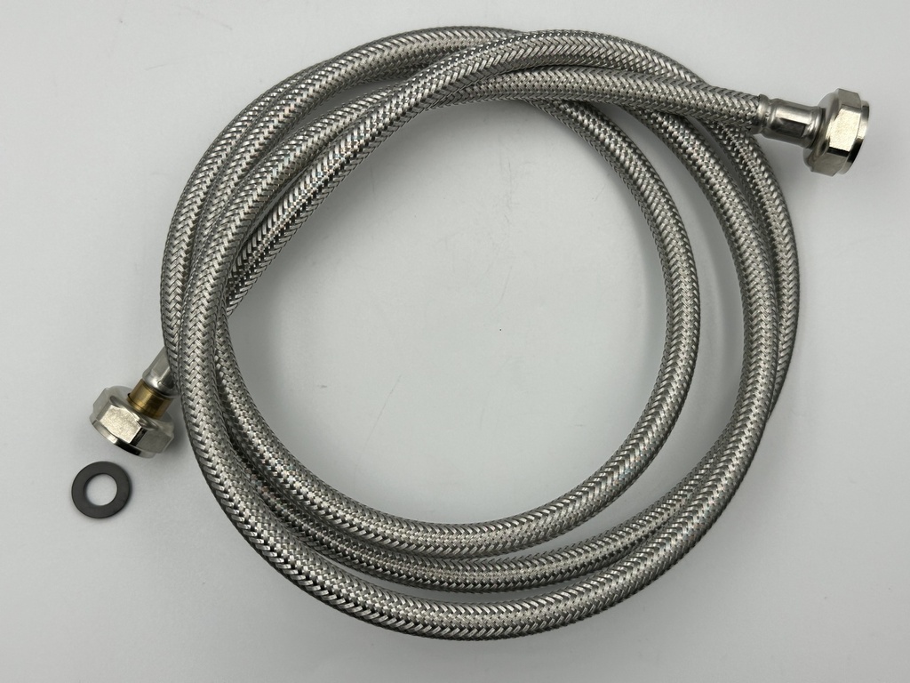 Tuyau flex inox 3/8Fc - 3/8Fc 150cm avec valve anti-retour (P3036)