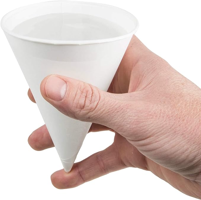 Gobelets en papier conique pour l'eau 4 oz (boite de 200)