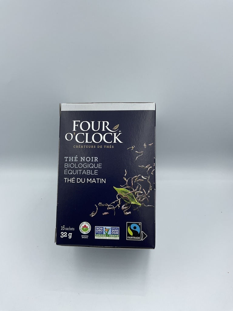 Thé Four O'clock Noir Déjeuner Anglais 16u