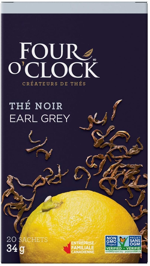 Four O'Clock - Thé noir Earl Grey (20 unités)