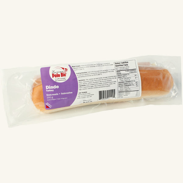 Sous Marin Dinde 190 Gr. Polo