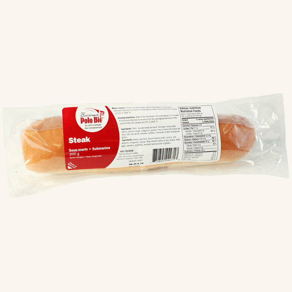 Sous-Marin Steak 200 Gr. Polo Bic