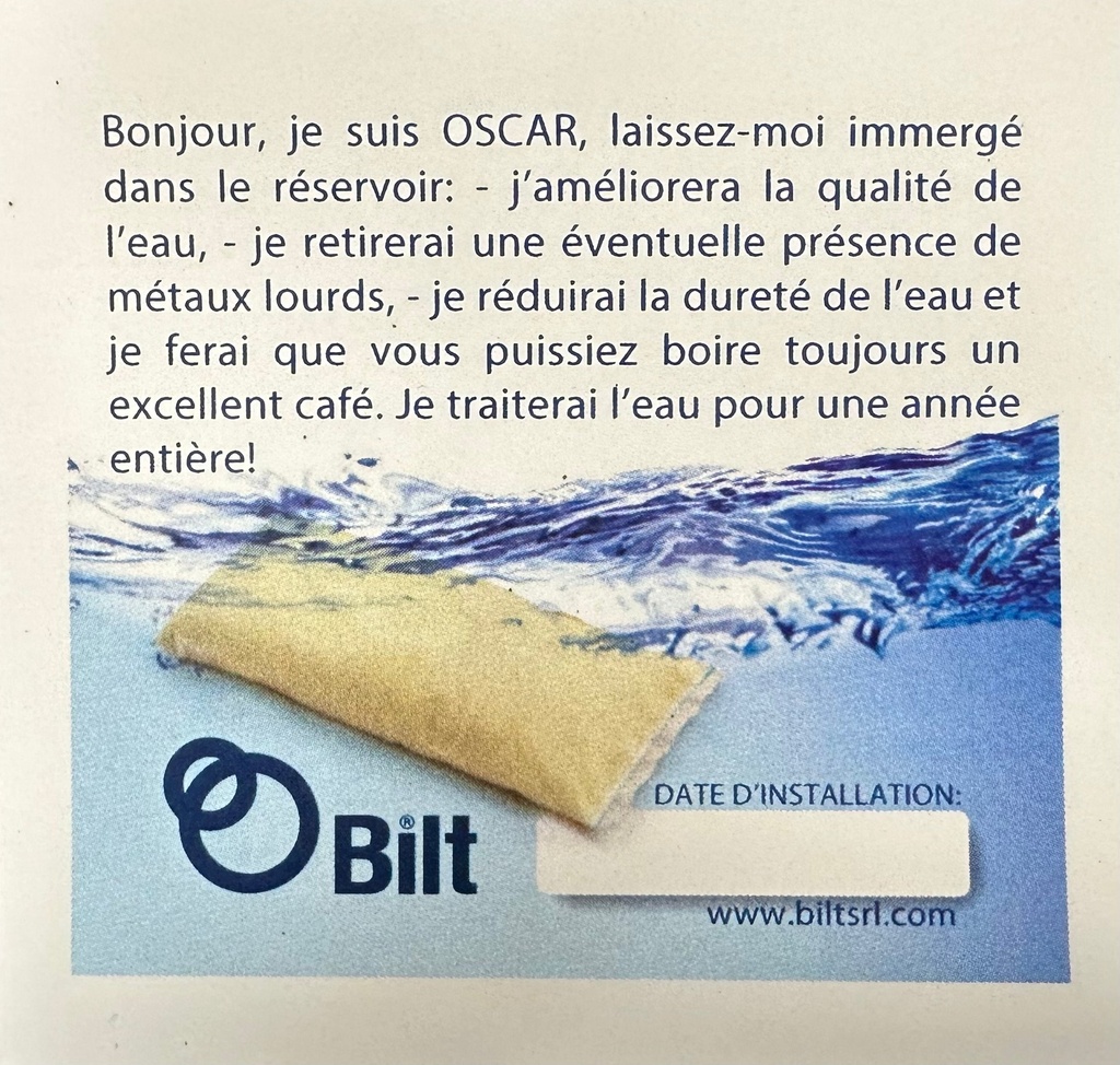 Adoucisseur d'eau à résine Oscar 150K (réservoir d'eau de 4 L et -)