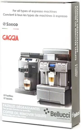 Pastilles dégraissantes Bellucci Saeco Gaggia x 8