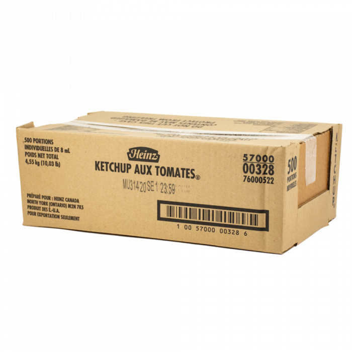 Sachet Ketchup Heinz 500 Un X 8 Ml