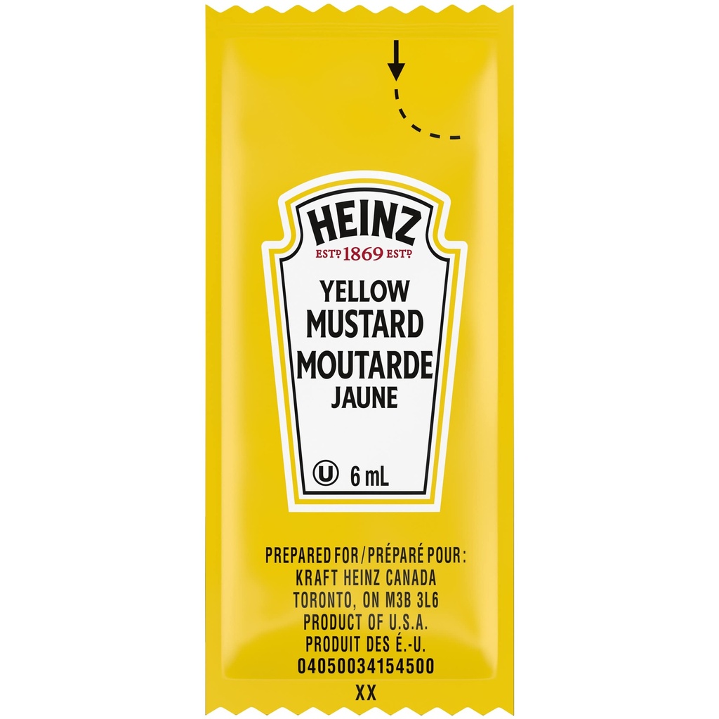 Sachet Moutarde Heinz 500x6ml