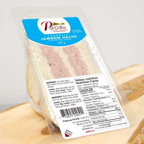 Sandwich Jambon Haché 150 Gr.Polo