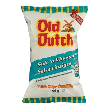 [CP1709UN] Old Dutch Chips Sel Vinaigre 66 Gr