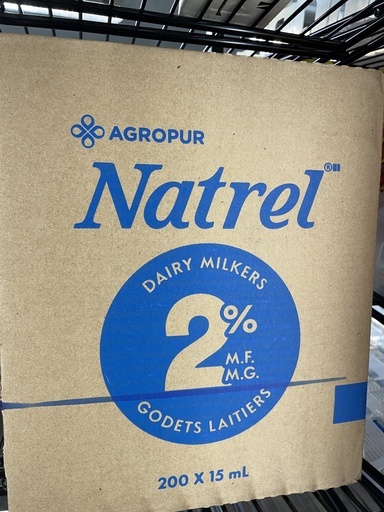 [LA70021-0232016] Lait 2% (200 Godets 15 Ml)