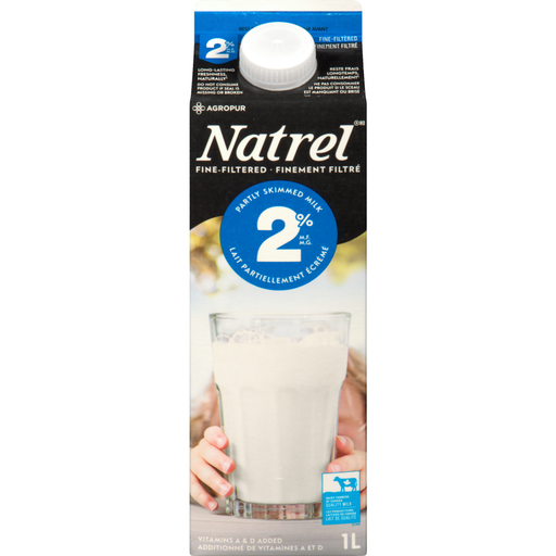 [LA02417-0201011] Lait 2% 1 L Natrel Finement Filtre