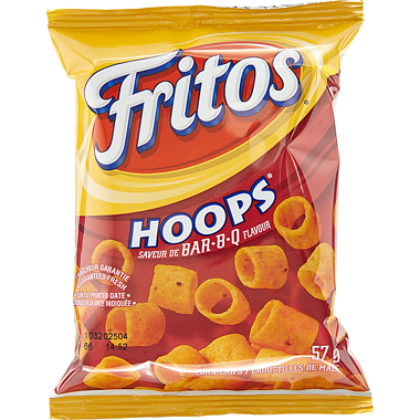 [CP22123UN] Chips Fritos Hoops Bbq 57 Gr