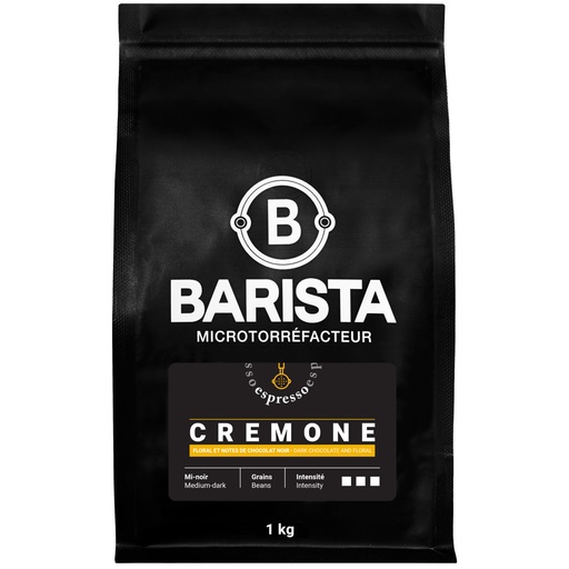[B-ESP-CREM-1KG-G] Espresso Cremone 1kg de Café Barista