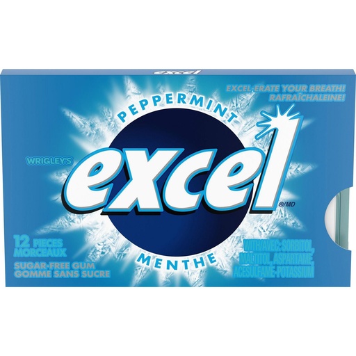 [GOEXMENTHEUN] Gomme Excel Menthe Bleu Pâle