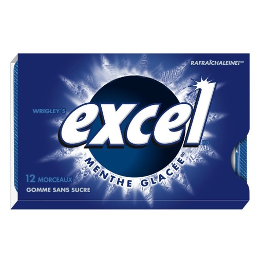 [GOEXGLACEEUN] Gomme Excel Menthe Glacée Bleu Foncé