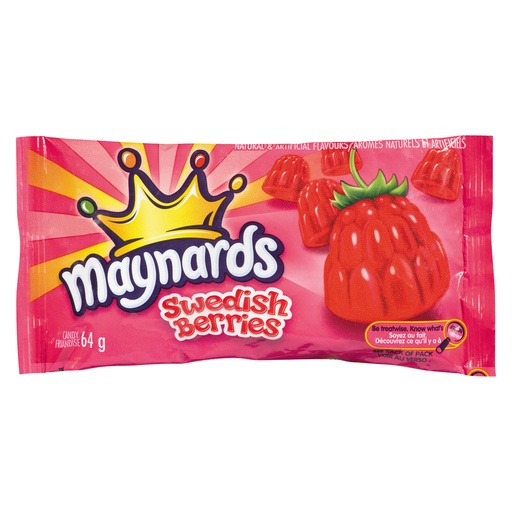 [32800UN] Maynards Mûres Suédoise 64g