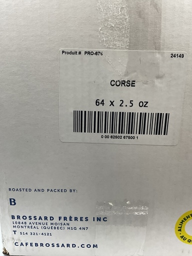 [Pro-675] Café Mélange Corsé 64X2.5oz