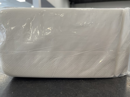 [9-napkin2pb] Napkins serviettes 2 plis blanches 15GSM 100/pq