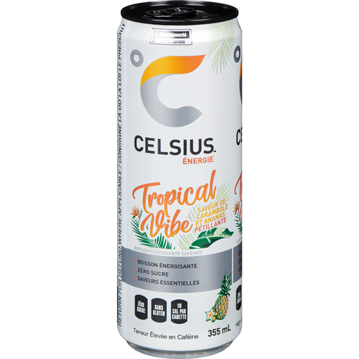 [4903] Celsius carambole et ananas tropical vibe 355 ml