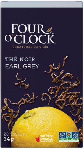 [2752UN] Four O'Clock - Thé noir Earl Grey (20 unités)