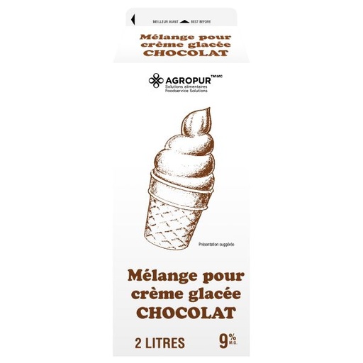 [LA0230075] Mélange pour creme glacée chocolat 2 L