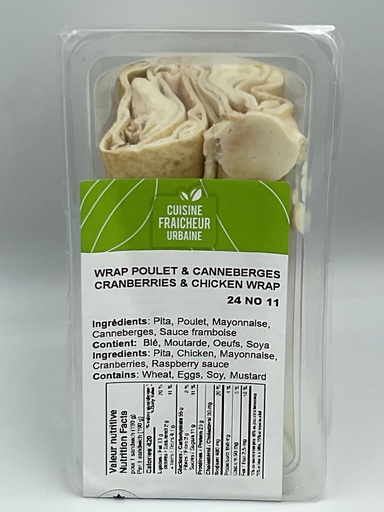 [CF1139] S-V Wrap au poulet et canneberges