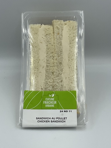 [CF1122] S-V Sandwich salade de poulet sur pain blanc