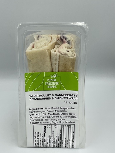 [CF279] Wrap poulet canneberge