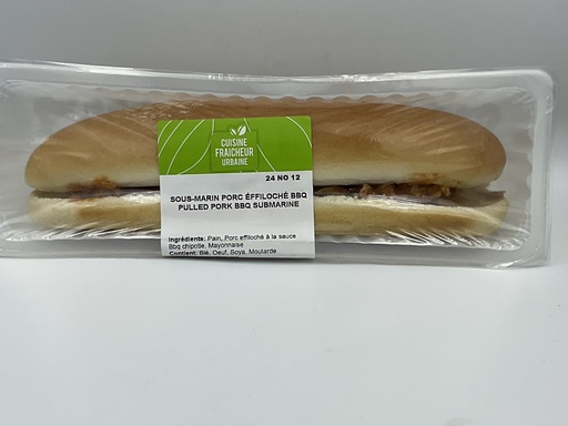 [CF9993] Sous-marin porc effiloché