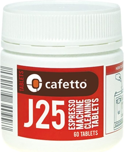 [E11053-1] Cafetto J25 - Tablettes de nettoyage 2.5g pour machines à espresso super-automatiques