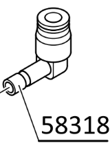 [PREX058318] Connexion coudée à insérer 4 ID x 6 OD