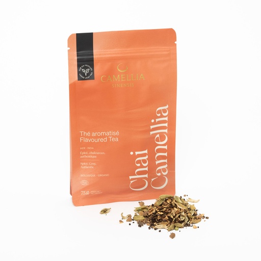 [CSTAD-498] Camellia - Chai Camellia biologique (sac de 75g)