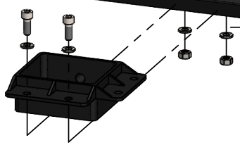[P2505] Drainage pan including screws