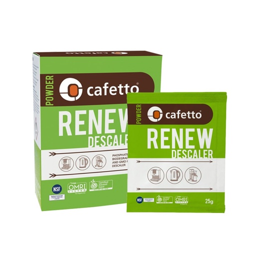[E10276-1] Détartrant Renew Cafetto 4x25g