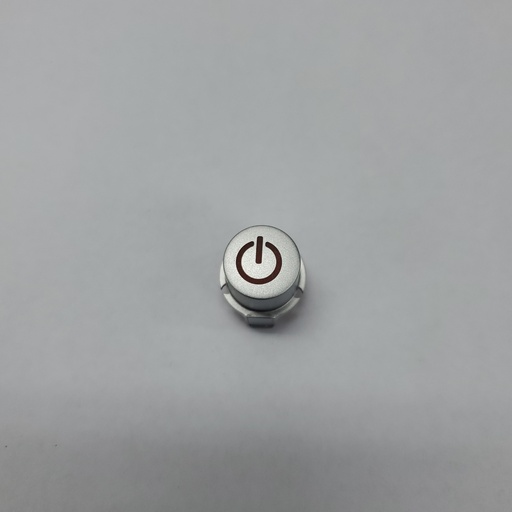 [996530004455] SILVER BUTTON ON/OFF VIA VENEZIA
