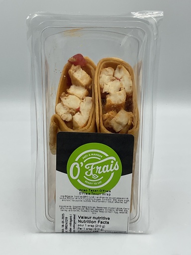 [3227] Wrap Poulet Texan Polo Bic 210 Gr