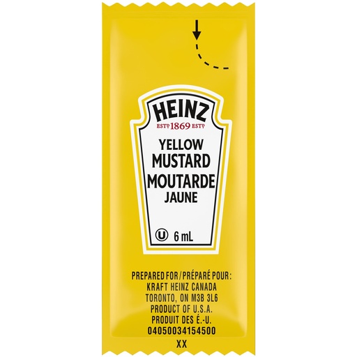 [897-MOU] Sachet Moutarde Heinz 500x6ml