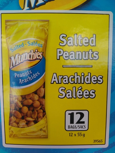 [FR7484UN] Munchies Arachides Salées 55g  39565
