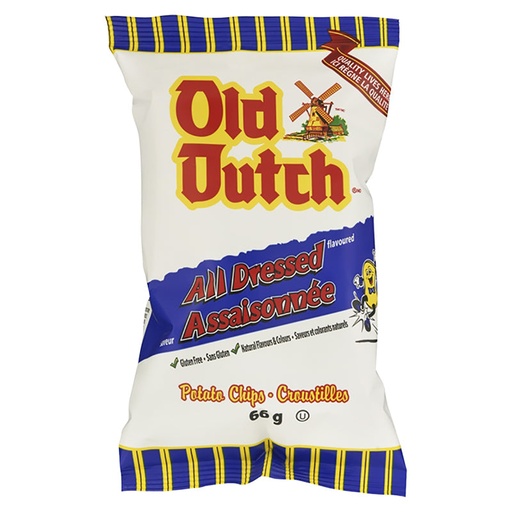 [CP1795UN] Chips Old Dutch Assaisonnées 66g